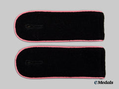 Germany, Ss. A Mint Set Of Waffen-Ss Panzer Troops Enlisted Personnel Shoulder Straps