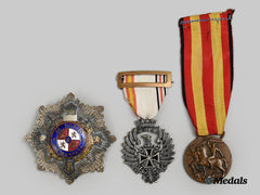Spain, Fascist State. A Mixed Lot Of Three Spanish Medals