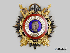 France, Third Republic. A Badge Of The Senator Of The Third Republic