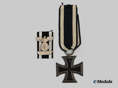 Germany, Imperial; Germany, Wehrmacht. A 1914 Iron Cross Ii Class With 1939 Clasp To The Iron Cross Ii Class, Type Ii, By Wilhelm Deumer