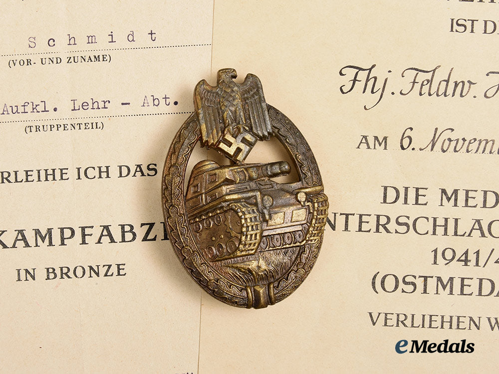 germany,_wehrmacht._a_panzer_assault_badge,_bronze_grade,_with_award_documents_ai1_8045_1