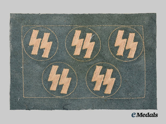 germany,_ss._a_sheet_of_unfinished_runic_breast_insignia,_by_franz_otto_ai1_8135