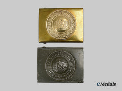 Germany, Imperial. A Pair Of Belt Buckles