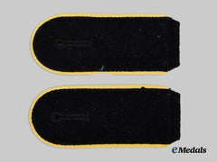 Germany, Ss. A Set Of Waffen-Ss Signals Enlisted Personnel Shoulder Straps