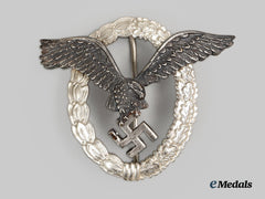 Germany, Luftwaffe. A Mint Pilot’s Badge, By Berg & Nolte