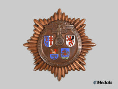 Germany, Nskk. A 1937 Motor Group Hesse Motor Trip Commemorative Plaque, By E. Ferdinand Wiedmann