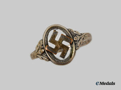 Germany, Third Reich. A Patriotic Silver Ring