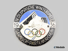 Germany, Third Reich. A 1936 Garmisch-Partenkirchen Winter Olympic Games Plaque, By Carl Poellath