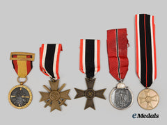 Germany, Wehrmacht. A Mixed Lot Of Medals