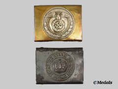Germany, Imperial; Germany, Third Reich. A Pair Of Belt Buckles