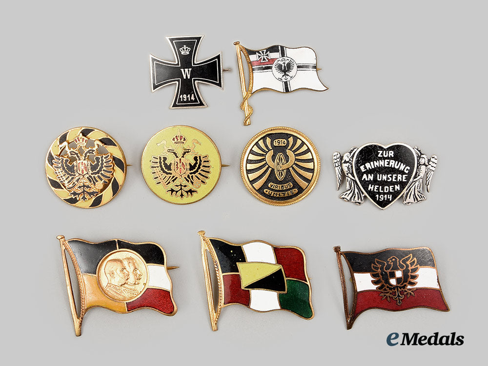 germany,_imperial._a_mixed_lot_of_first_world_war_patriotic_badges_ai1_8706_2_1