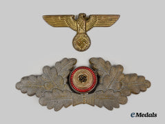 Germany, Nsdap. A Set Of Political Leader Visor Cap Insignia