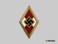 Germany, Hj. A Golden Honour Badge, By Wilhelm Deumer