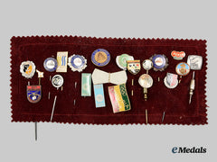 Germany, Federal Republic. A Mixed Lot Of Stick Pins On Souvenir Display