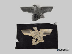 Germany, Third Reich. A Pair Of Werkschutz Uniform Insignia