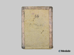 Germany, Ss. A Soldbuch To A Decorated Waffen-Ss Combatant Michael Kurz