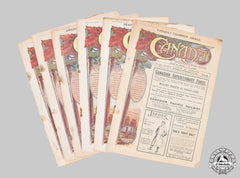 Canada, Cef. A Lot Of Six First War "Canada - An Illustrated Weekly Journal" Newspapers, C. 1917-1918