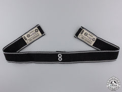 An Allgemeine-Ss Standarte ”8” Cufftitle; Rzm Tags
