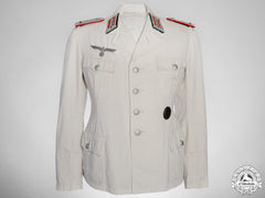 An Army Artillery Officer's New Style White Service Uniform