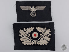 An Army Eagle & "Kokarde" For A Panzer Beret