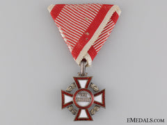 An Austrian Military Merit Cross By V.mayer