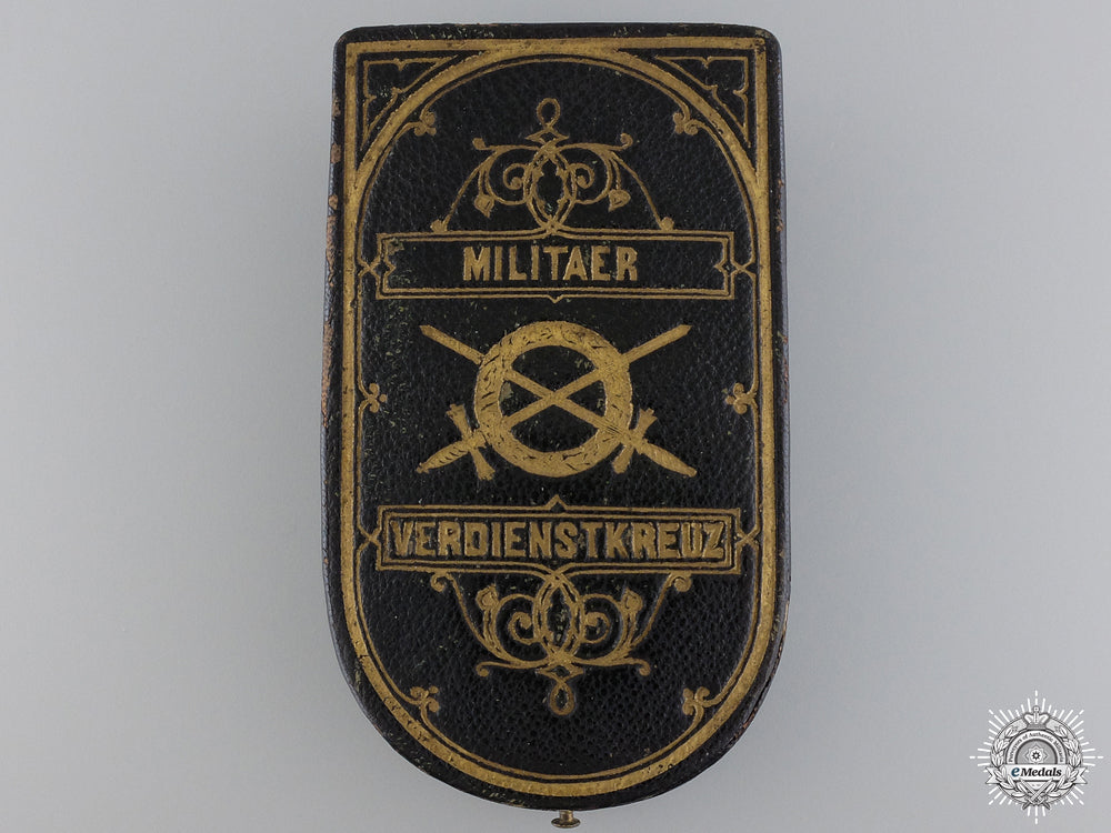 an_austrian_military_merit_cross;3_rd_class_case_an_austrian_mili_54aaa6475d64e