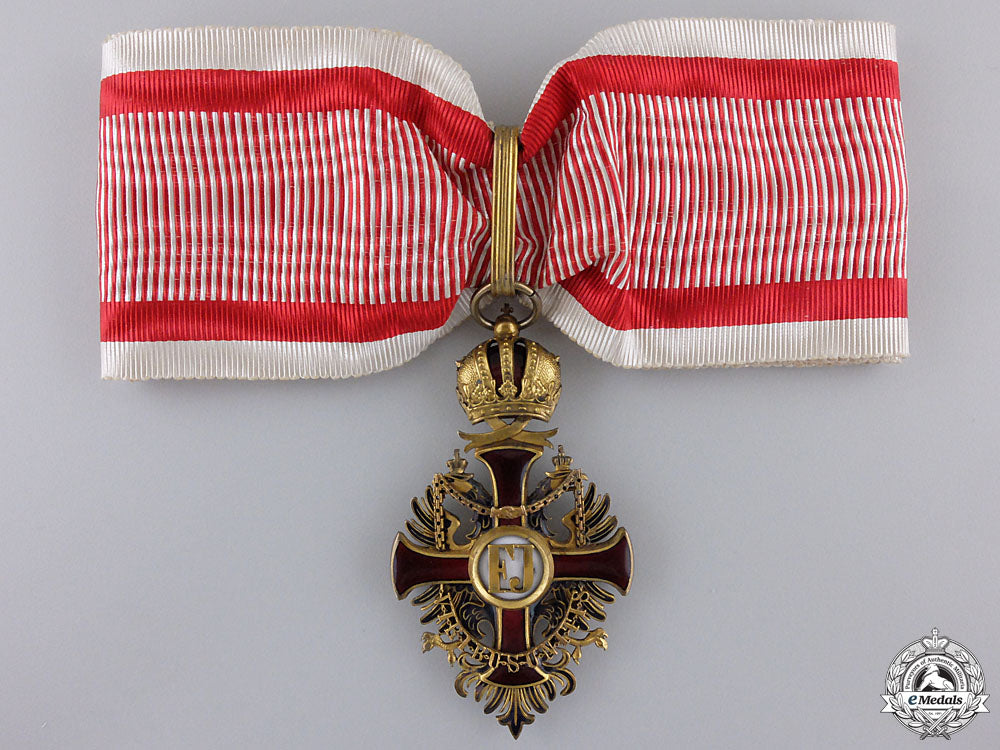 an_austrian_order_of_franz_joseph;_civil_commander's_neck_cross_an_austrian_orde_559a700837f18