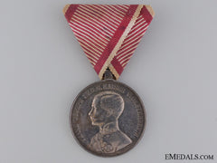 An Austrian Silver Bravery Medal 1St. Cl. 1859-1866