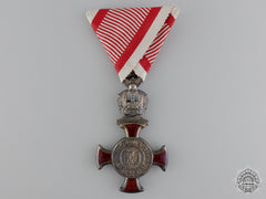An Austrian Silver Merit Cross By Kunz