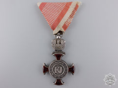Austria, Empire. A Silver Cross Of Merit With Crown, By W.kunz