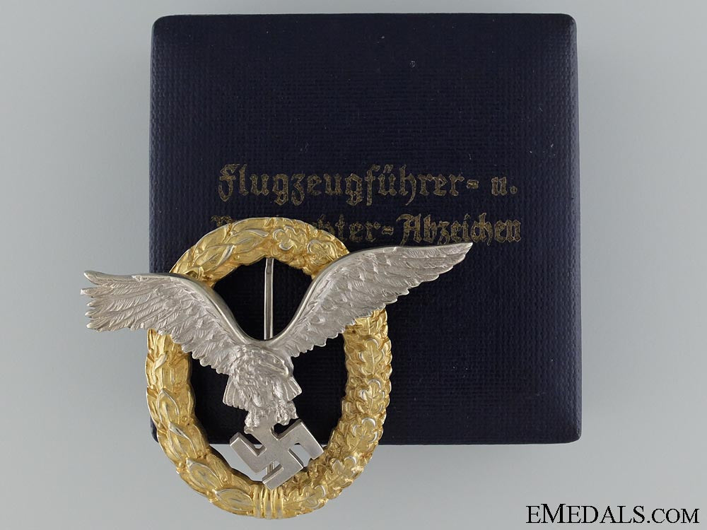 an_early_combined_pilot_observer_badge_by_c.e._juncker_berlin_consignement3_an_early_combine_536921ee3f16c