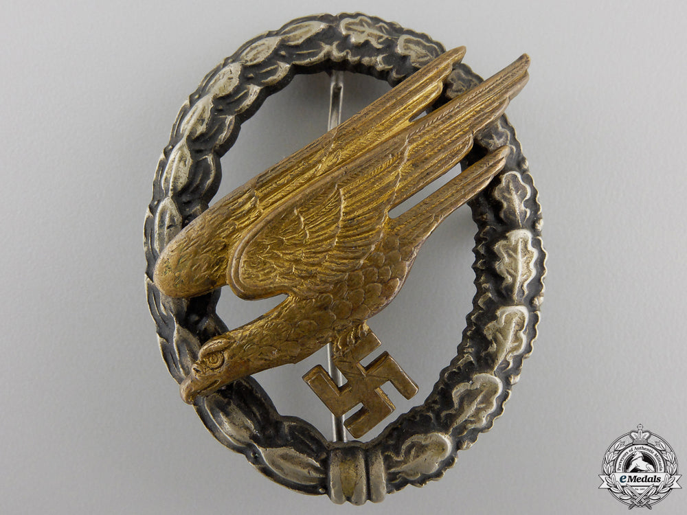 an_early_luftwaffe_paratrooper_badge_by_assmann__an_early_luftwa_55c0bed0abbc6