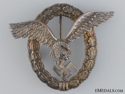an_early_luftwaffe_pilot's_badge_named_to_klalber_an_early_luftwaf_5453e60aeb34f