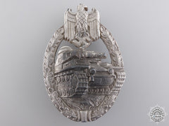 An Early Silver Grade Tank Badge By Wilhelm Deumer