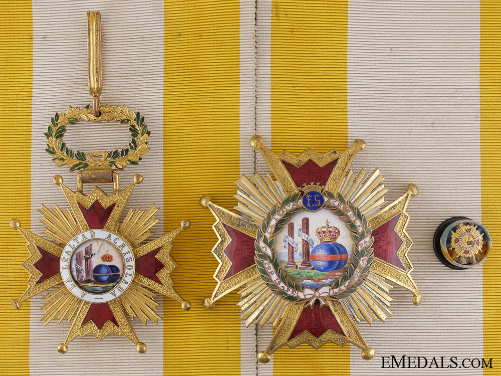 an_early_spanish_order_of_isabella_the_catholic;_grand_cross_set_an_early_spanish_53f63dd0a608b