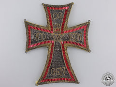 An Embroidered Danish Order Of The Dannebrog