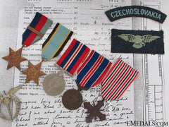 United Kingdom. An Emotive Battle Of Britain Group To F/O Machacek Caf