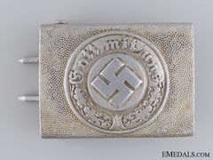 An Enlisted Police Belt Buckle; Marked