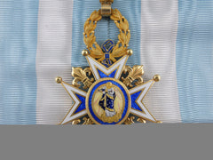 An Exquisite Spanish Order Of Charles Iii In Gold; Commander C.1880