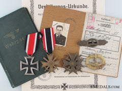 An Extensive Wwii Group To Johann Beckers Serving Aboard U-36