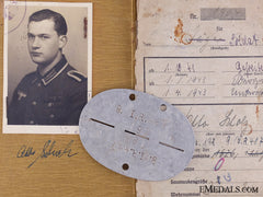 An Heer Soldboch To Scholz; Close Combat Clasp Recipient