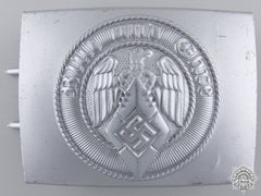 An Hj Belt Buckle By Wilhelm Schroder & Co. With Tag