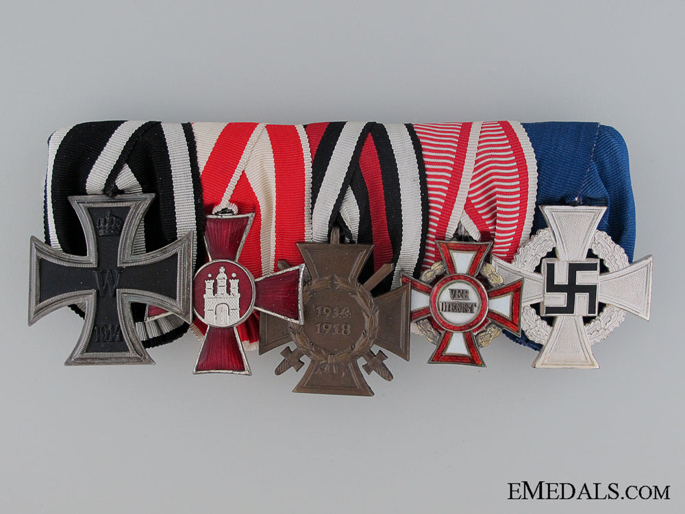 an_imperial_german_five_piece_medal_bar_an_imperial_germ_53076a9c15502