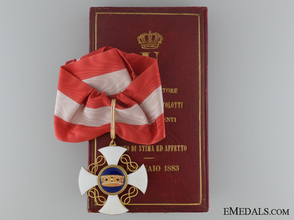 an_italian_order_of_the_crown_in_gold;_commander_an_italian_order_535fa58301c3c