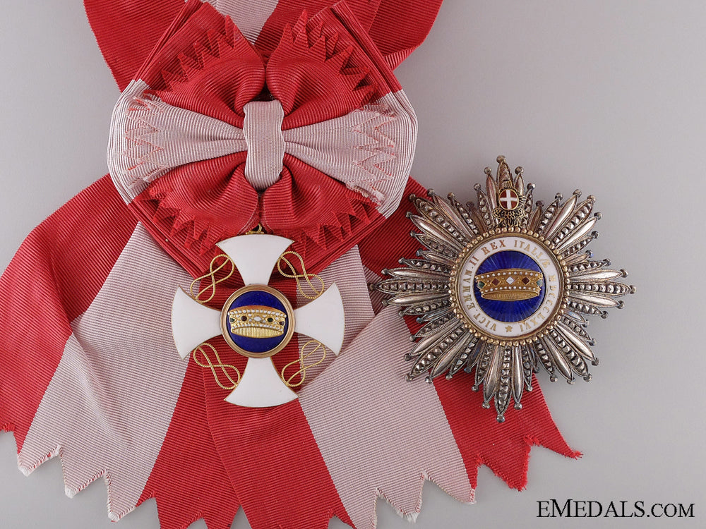 an_italian_order_of_the_crown;_grand_cross_set_an_italian_order_53c574f6c9d12