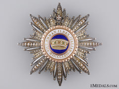 An Italian Order Of The Crown; Grand Cross Star