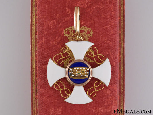 an_italian_order_of_the_crown_of_italy_in_gold;_commander_an_italian_order_543d625d4ca65