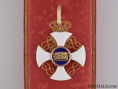 An Italian Order Of The Crown Of Italy In Gold; Commander