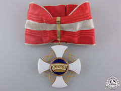 An Italian Order Of The Crown In Gold; Commander