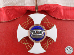 Italy, Kingdom. An Order Of The Crown In Gold, Commander's Cross With Case, C.1918